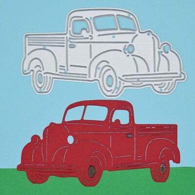 Camion Pickup Retrò Stile Struttura Depoca Automobile - Immagini - Foto 3