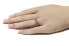 GIA certified 14k white gold 1.22ct SI2 H princess diamond engagement ring 5.5g — photo 7