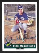 1992 CLASSIC GAMES #36 Rick Magdellano CINCINNATI REDS SIGNED AUTOGRAPH AUTO COA