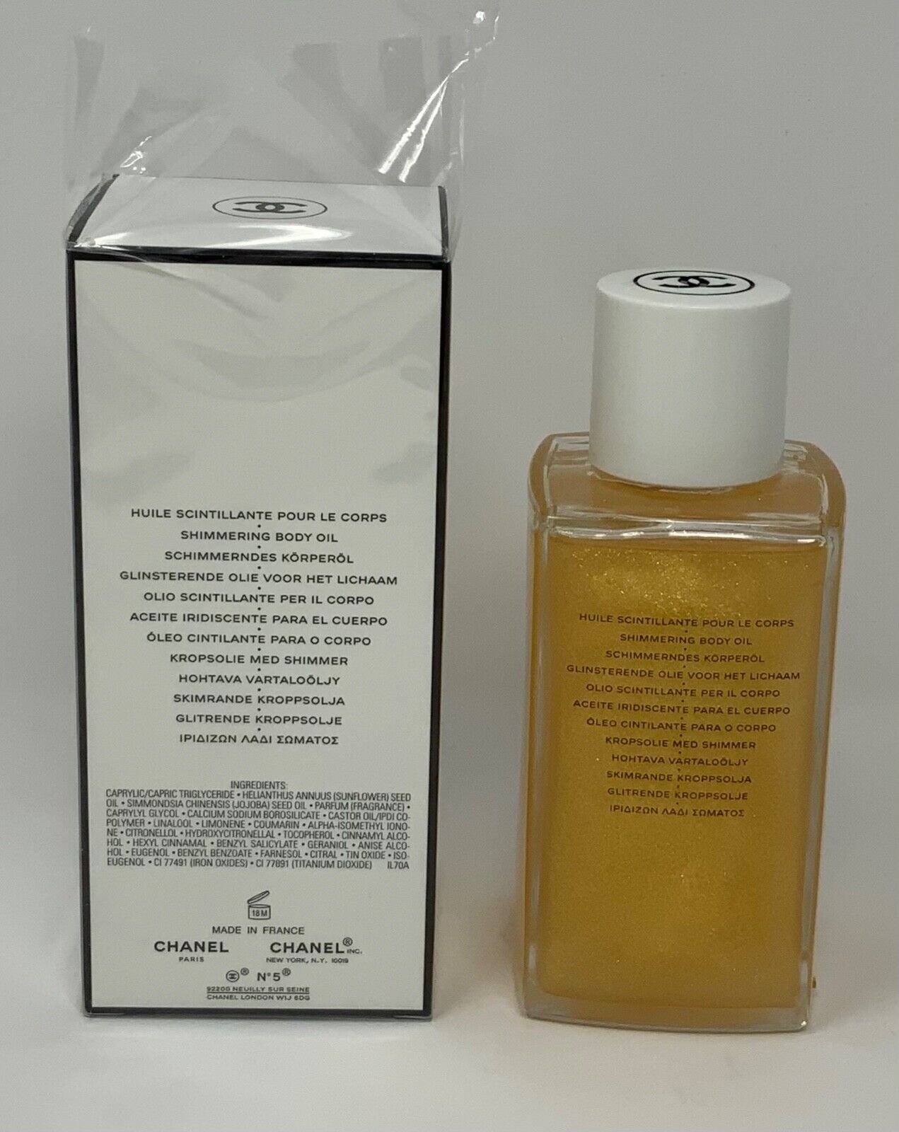 Chanel <strong>n°5</strong> The Gold Body Oil