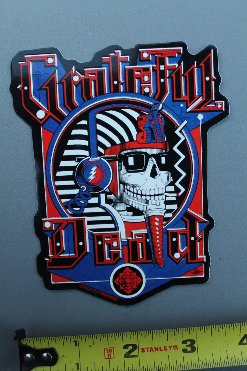 Grateful Dead Rick Griffin Egyptian Skeleton OG Psychedelic V56C