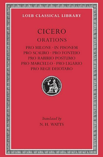 014: Pro Milone (Loeb Classical Library), Cicero 9780674992788 Free ...
