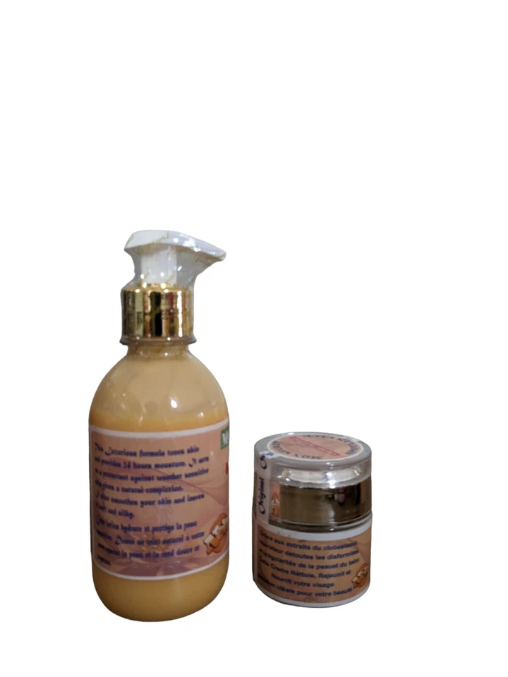 Mon secret Natural Glow fast action body lotion & face cream. evob seal - Image 3 of 4