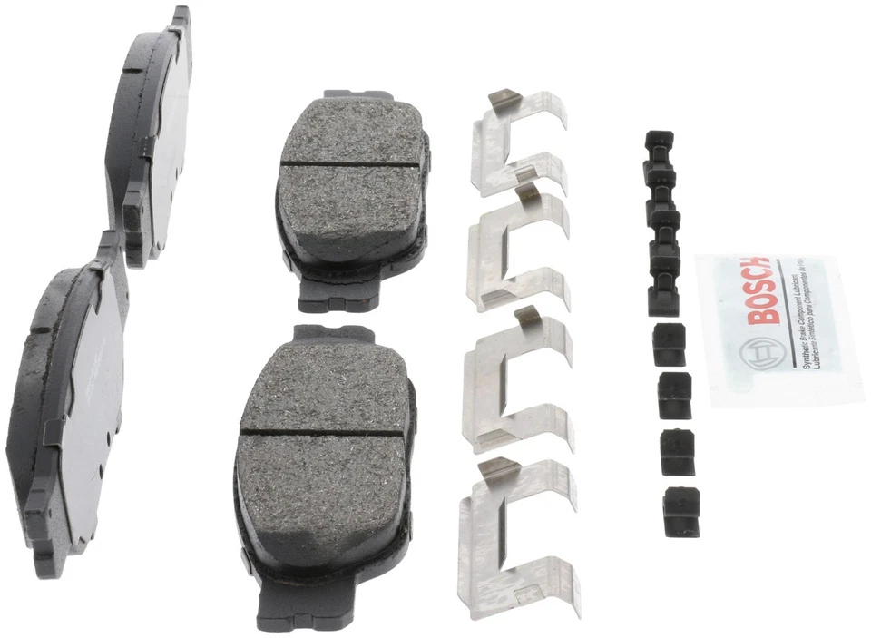 Juego de pastillas de freno de disco delanteras Bosch BC805 para 00-06 Lincoln LS Jaguar tipo S Ford Foto 4 de 4