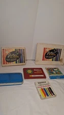 Vintage Oil Pastels Pelikan, Guitar, Breviller, Kreuzer Oil Pastels