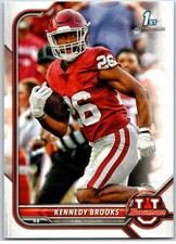 #18 Kennedy Brooks, Oklahoma Sooners - 1st Bowman 2021-22 Bowman University