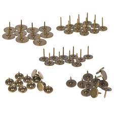 100x Upholstery Nail Flat Head Cyan Bronze Iron Decorative Pin Sofa Furnitur NEW