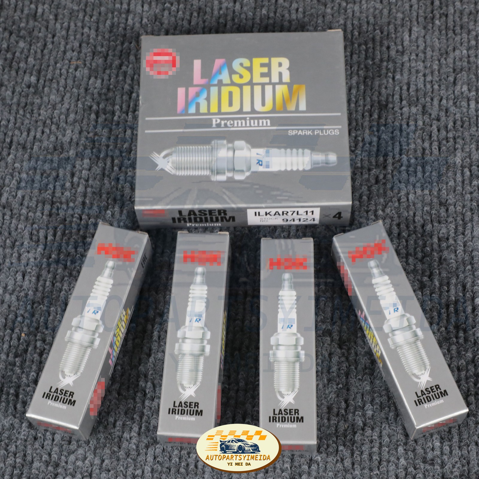 4PCS NGK Laser Iridium Spark Plugs 94124 ILKAR7L11 For Mazda CX-30 CX-5