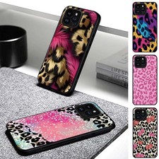 Leopard Phone Case Matte Cover For Apple iPhone XS XR 6 7 8 11 12/12 Pro Max UK