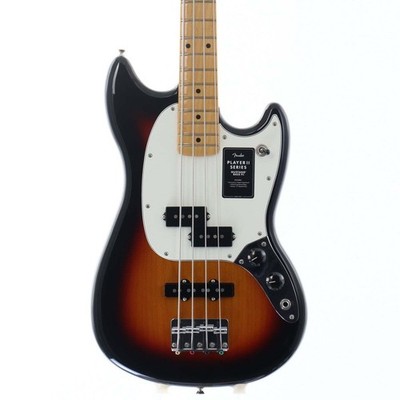 Fender Player II Mustang Bass PJ 3-Tone Sunburst 2024 Mexico 30 Zoll gebraucht
