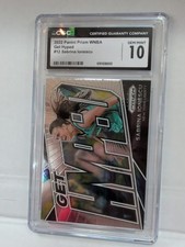 Sabrina Ionescu, Get Hyped, 2022 Prizm WNBA #12, CGC 10 GEM