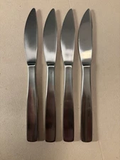 Gense FACETTE - lot of 4 dinner knives 7 5/8"