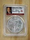 2016 W Burnished American Silver Eagle Lettered Edge PCGS SP 70 Moy Signature