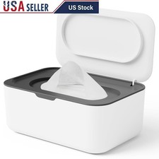 Wipe Dispenser W/ Dust Cover Keeps Wipes Clean Easy Pull Multi-Scene Use