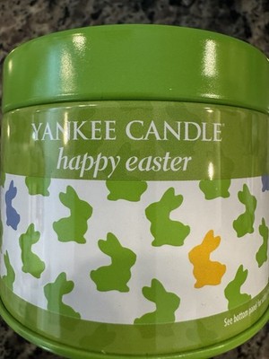 VERY RARE HAPPY EASTER Yankee Candle TIN!  Only 1 Other On eBay!