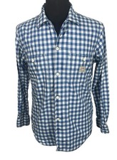 RALPH LAUREN POLO COUNTRY CHECK BUTTON FRONT SHIRT SZ S