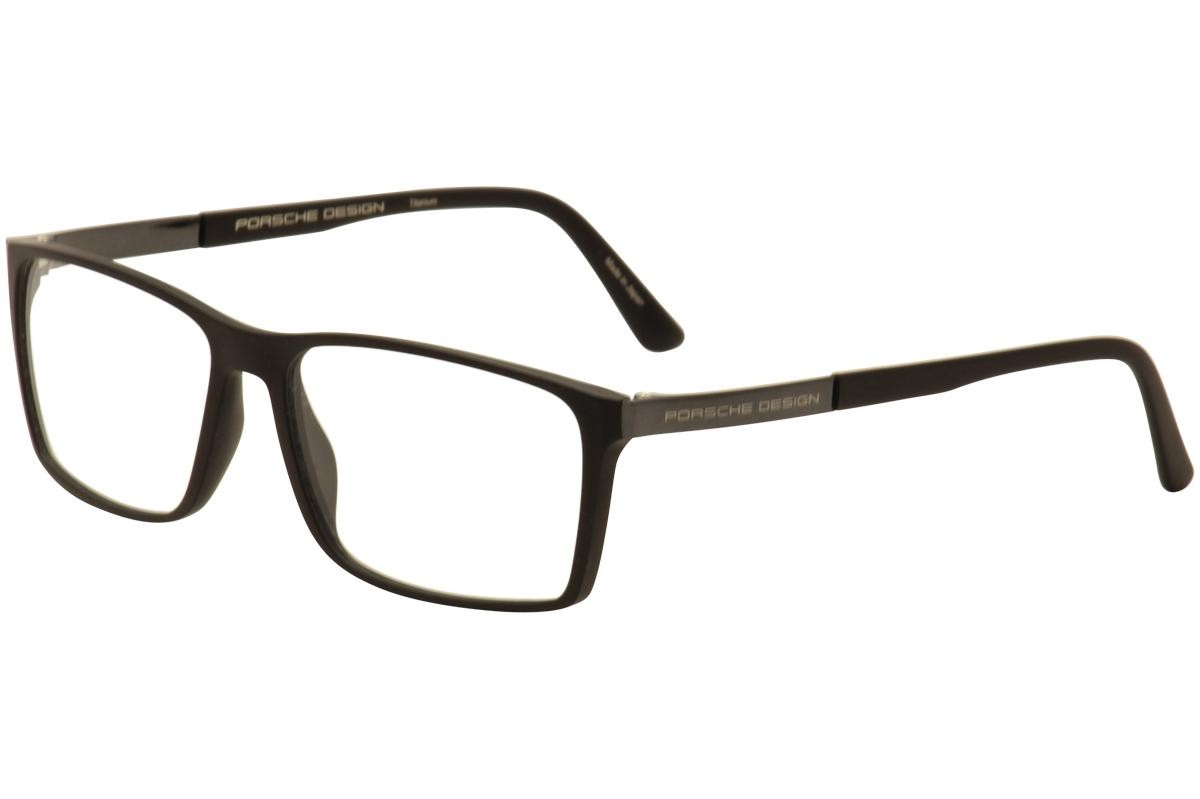 Porsche Design Men's Eyeglasses P8260 P/8260 E Black/Titanium