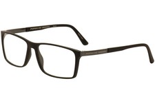 Porsche Design Men's Eyeglasses P8260 P/8260 E Black/Titanium Optical Frame 56mm
