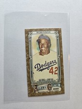 Jackie Robinson 2025 Topps Allen & Ginter #31 Dodgers Mini Gold Border SP AA73