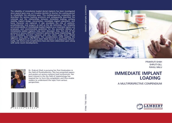 Prakruti Shah (U. A.) | Immediate Implant Loading | Taschenbuch | Englisch-image