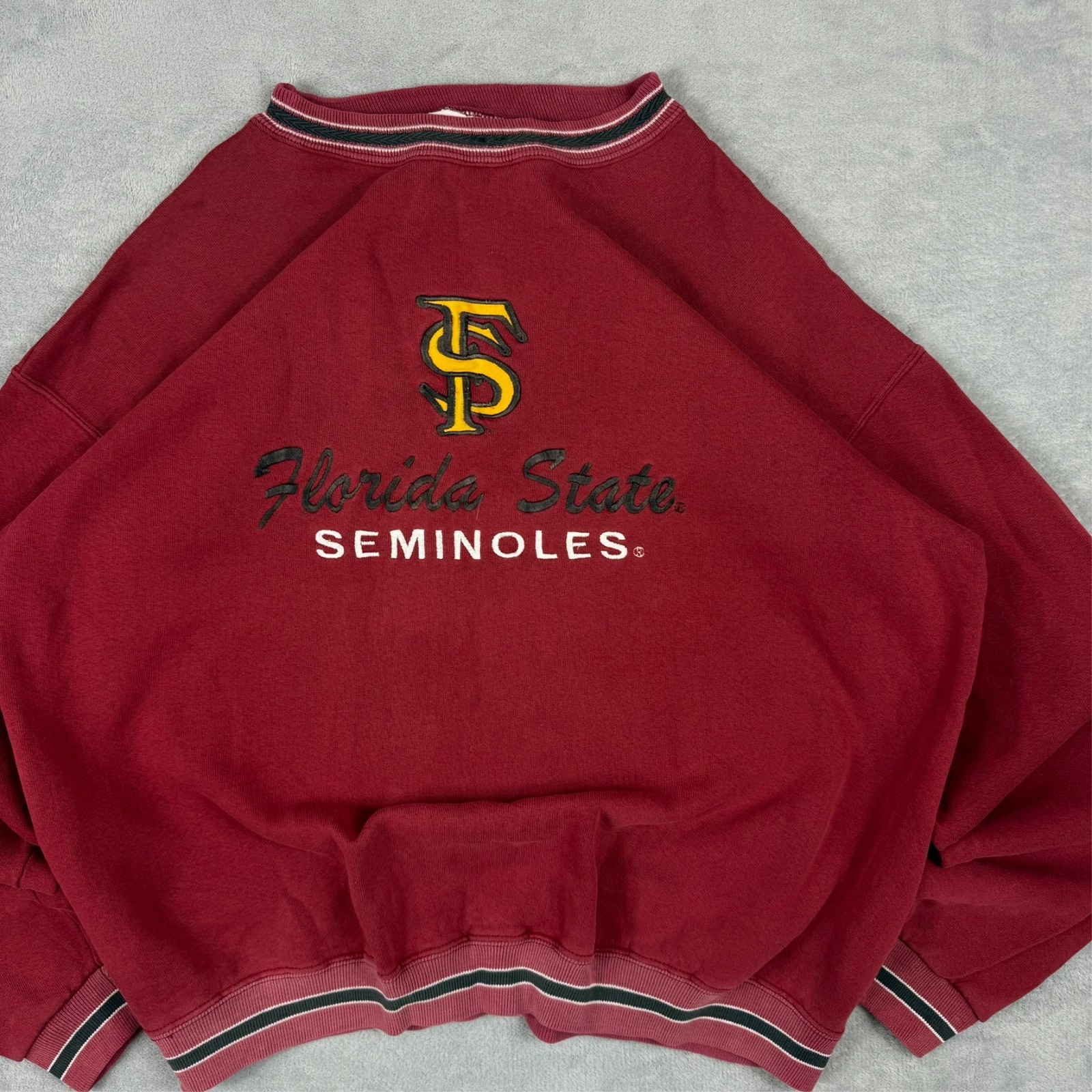 VTG Team Edition Florida State Seminoles 90's NCAA Red Oversized XL Sweatshirt image 4