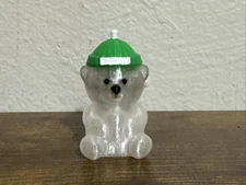 Clear Starbucks Bearista BEAR Jar Cold Cup Tumbler Keychain