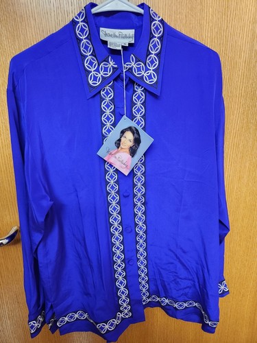 Diane von Furstenberg Seide Travis Scott Bluse Knopfleiste Celine Chinesisch Herren S - Bild 2 von 9