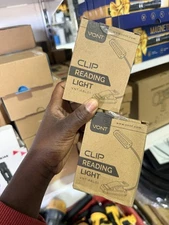 LED Book Light with USB Rechargeable Battery Flexible Clip-On