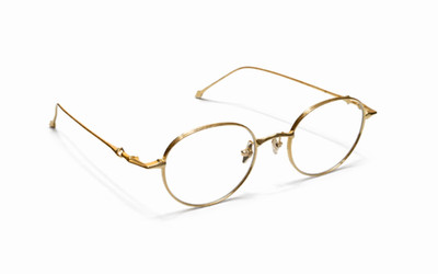 Gentle Monster EP 031 Sonnenbrille Gold/Transparent mit Etui Neu