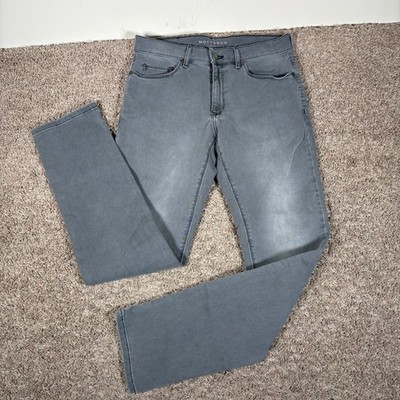 Mott & Bow Mens Slim Fit Gray Stretch Denim Jeans 30x32 Ston 21mo Gray Wash
