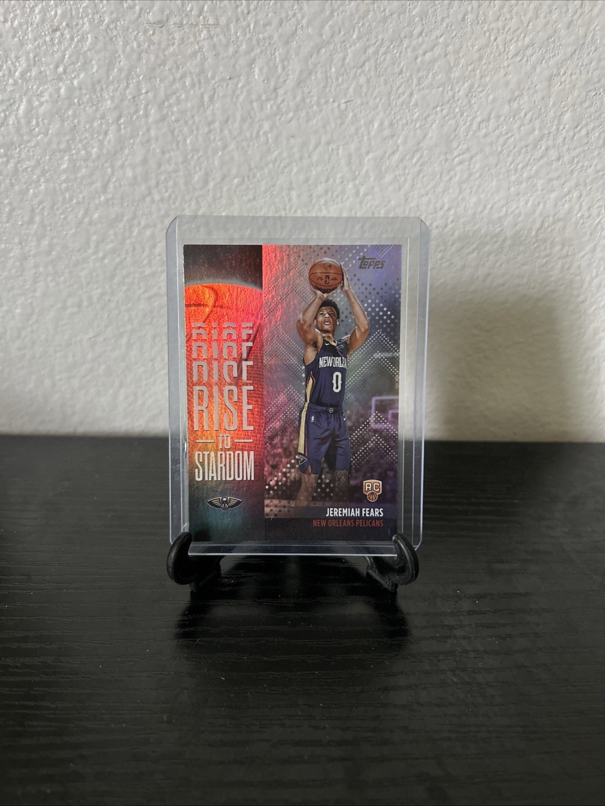 2025-26 TOPPS BASKETBALL JEREMIAH FEARS RC RISE TO STARDOM RAINBOW FOIL #RTS-7