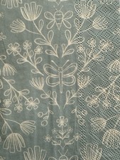 Set Of 6 Assorted Napkins For Decoupage Teal Color Scheme 4 