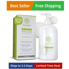 Benzoyl Peroxide Acne Body Wash - 10 Maximum-Strength Face, Skin, Butt, and ...