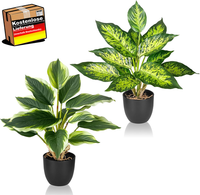 Kunstpflanzen Set 41Cm Bunt Pflegeleicht FüR BüRo & WohnräUme