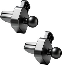 2 Pack Universal Car Air Vent Clip with 17mm 0.67inch Ball