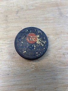 Antique 1860's U.M.C. Union Metallic Cartridge Co. Percussion Caps Tin EMPTY