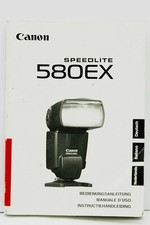 Canon speedlite 580EX book only x1