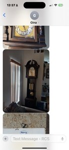 antique longcase grandfather clock