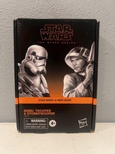 Star Wars Black Series Rebel Trooper & Stormtrooper 2-PACK Figure Set A NEW HOPE
