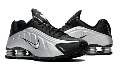 Nike Shox R4 Metallic Silver Black HQ1988-007 Men's Size New | eBay