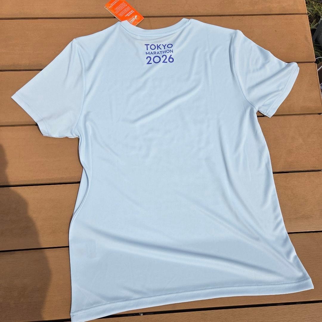 2026 Official ASICS Tokyo Marathon Graphic Running T-Shirt Size M