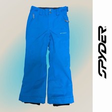 Spyder Kids Blue Olympia Snow Pants, Size 8, MSRP 165