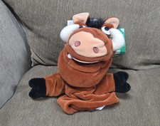 Disney Store Lion King Pumbaa Hand Puppet 10"