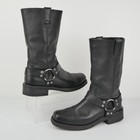 Harley-Davidson Boots Mens Size 8.5 Black Leather Hustin Harness Biker 95354