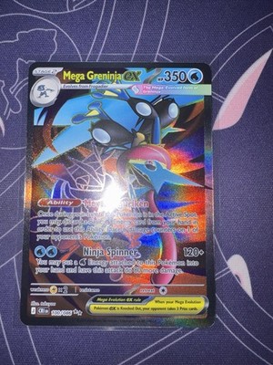 Mega Greninja ex 100/086 Me04: Chaos Rising Mint Condition
