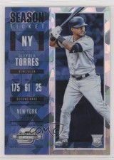 2018 Panini Chronicles Contenders Optic Blue Ice Prizm /149 Gleyber Torres 2x6