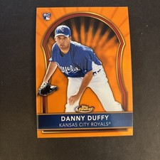 2011 Finest Orange Refractor #65 Danny Duffy /99