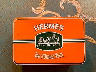 Hermés Original Blechdose EAU D`ORANGE VERTE
