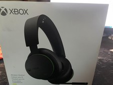 Official Microsoft XBOX Wireless Headset for XBOX PC  BLACK  NEW