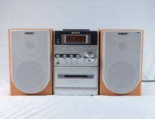 Sony CMT-NE3 Micro Hi-Fi CD Stereo System w/Speakers Tested PLEASE READ